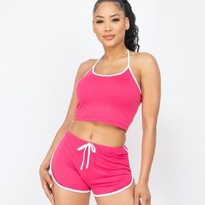 Two Piece Halterneck Set